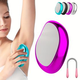 Crystal Hair Eraser - Hair Removal Tool Epilator Reusable (Color: TMQ-Purple)